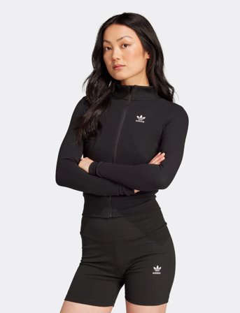 adidas Originals Ess Rib Fz Tt - Black - L