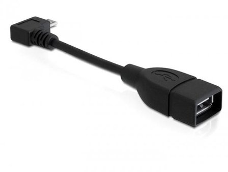 Delock USB-kabel - USB til Micro-USB type B - 11 cm