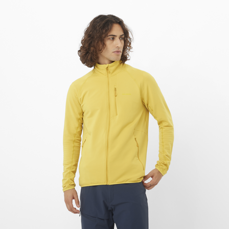 Salomon - Mellemlag Tøj Sntial Lightwarm Fz M - Cress Green