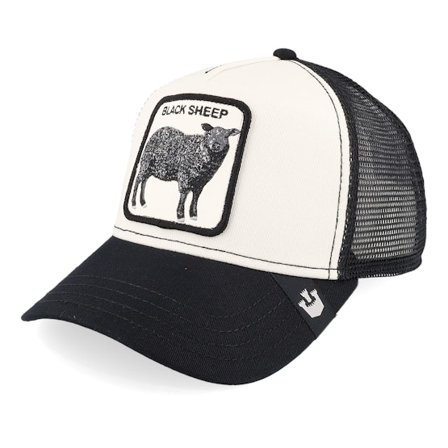 Goorin Bros. - Nero trucker Cappellino - The Black Sheep White/Black Trucker @ Hatstore