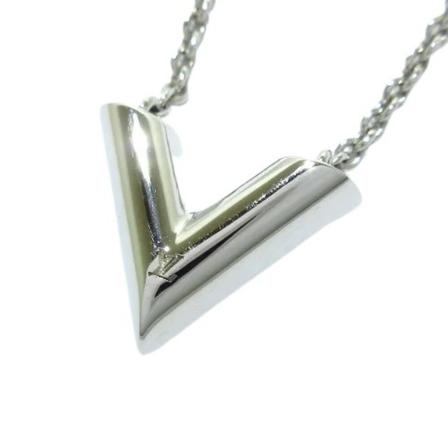 Louis Vuitton Vintage Pre-owned Metal necklaces grå, Dam Vintage Smycken, Dam, Storlek: ONE SIZE