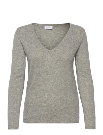 Wool & Cashmere Pullover Grey Enkel Studio