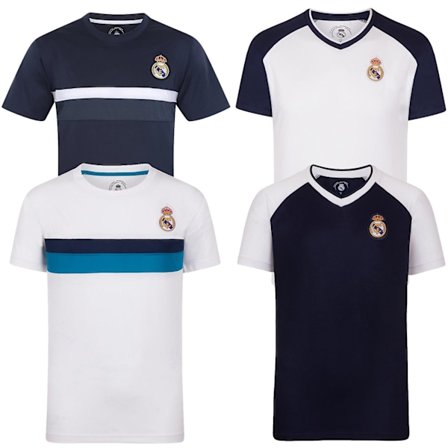 Real Madrid Pojk T-shirt Poly Officiell Fotbollspresent