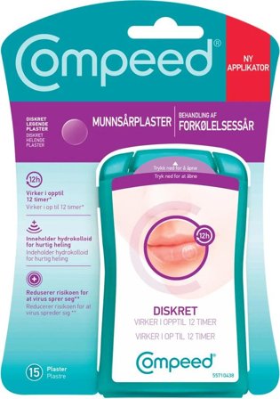 Compeed munnsårplaster 15 stk