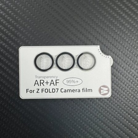 Kompatibel Samsung Galaxy ZFOL7 Z FOLD 7 6 5 AR Anti-imma Originalfärg Bakre Kamera Härdat Glas Skyddsfilm Silver Svart
