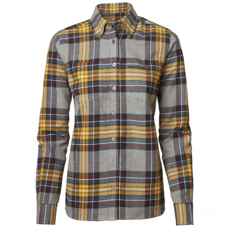 Chevalier Women's Lynx Shirt Women long-sleeved shirts Grey 36W