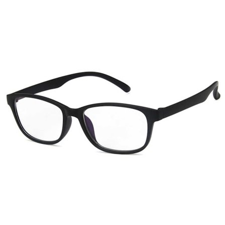 Langstrakte tæppebelagte computerbriller med blå lysfiltre uden styrke