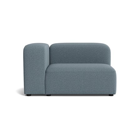 Milo XL hjørnemodul, venstrevendt - Nordic Blå - 100x130x72 - Sofa