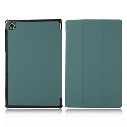 Lenovo Tab M10 HD Gen 2 tri-fold läderfodral - Svartaktig Grön