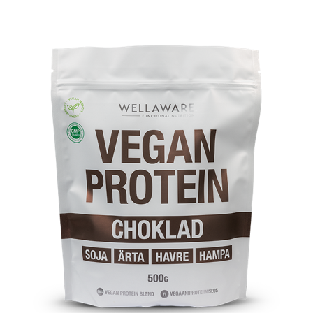 WellAware Veganskt Protein Choklad 500 g