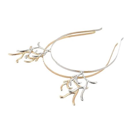 2 st Metall Hårband Jul Ren Pannband Jul Horn Hårband Ren Öron Pannband Jul Ren Hårband