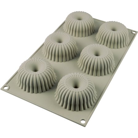 Silikomart Mini raggio N.6 bakeform' - 'Grå