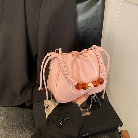 Yksinkertainen työmatkalaukku vinoruudukkokuvioitu käsilaukku taitettava laukku korealainen niche ulkomaalainen tyyli crossbody-laukku 