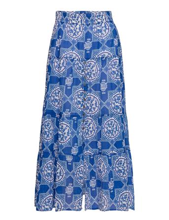 Loretta Skirt Pitkä Hame Sininen ODD MOLLY