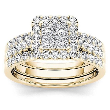 Moissanite Diamant Ring Smycken - Redo att skickas