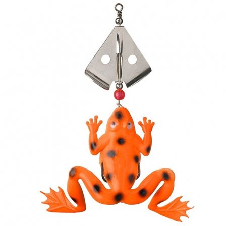 Fladen Frog Rotating Spoon 130mm 15g - Hot Orange