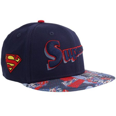 New Era - Blå snapback Keps - Kids Dc Superman 9FIFTY Navy Snapback @ Hatstore