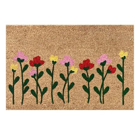 Dørmatter, blomster, dørmatter, indgangsmåtter, dørmatter, gulv