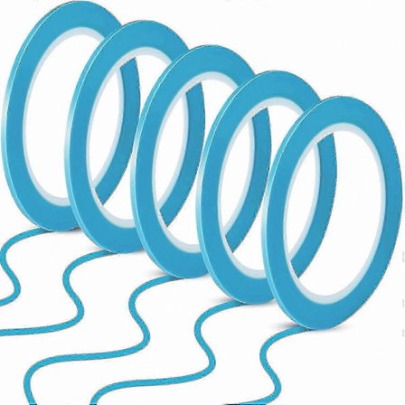 3 mm Vinyl Maskeringstejp för Kurvor och Billackering, 33 Meter per Rulle