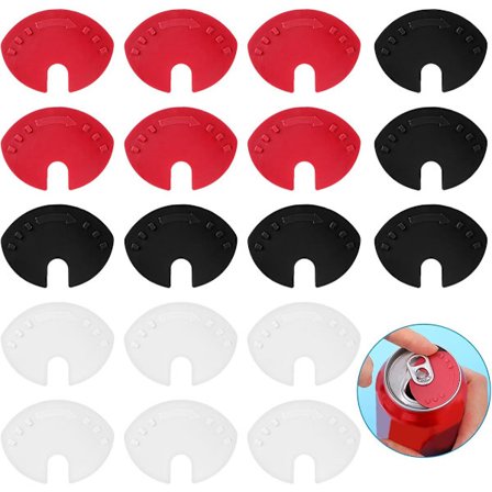 18 stk. - 4,5*3,4 cm - Støvhette for brusbokser - Lokk for brusbokser - Forsegler for bokser - Lokk - For bokser