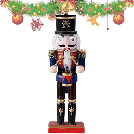 Nøtteknekkerdekorasjoner i tre | Nøtteknekkerfigurer av musikk