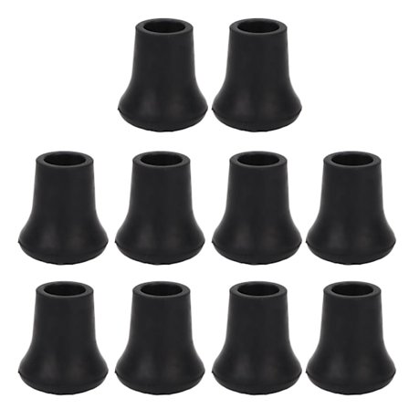 10 kpl Kumiset kävelykepin kärjet Hunajakennomalli Tukevat Liukueste Sauvan jalat 0,7 tuumaa [DB]