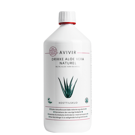 Avivir Aloe Vera Juice Naturell 1000 ml