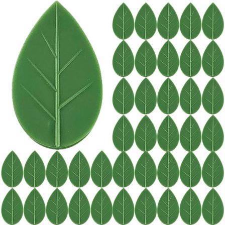 40 planteclips (bladformet), selvklebende planteveggklatringsfesteklips, usynlige planteveggfesteklips, bladformede klips, druebraketter f