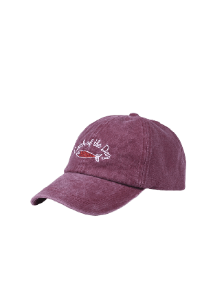 Carin Wester Keps med broderi ZOE Mössor & hattar Röd ONESIZE