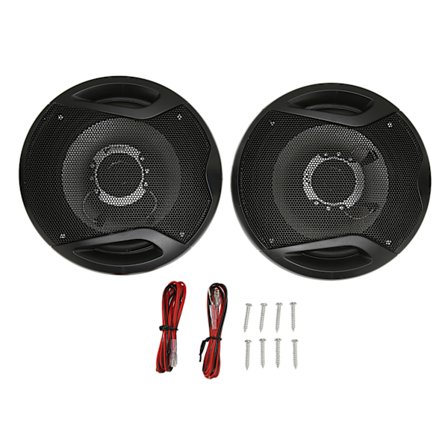 2 stk Koaksiale Bilhøyttalere 400W 6 Tommer Diskant og Bass Stereo Bilmodifisering Høyttalere for Biler