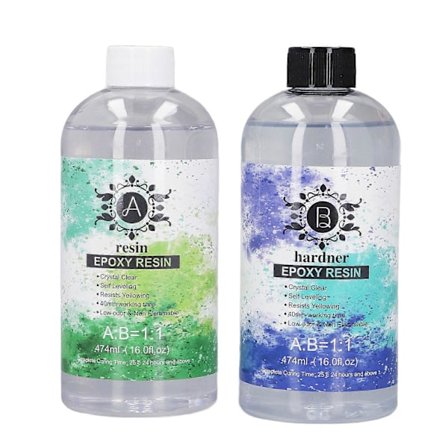 Epoxyharpiks AB Lim Sterk Gjennomsiktig Motstandsdyktig Mot Gulning Støping Lim for Sveising DIY Belegg