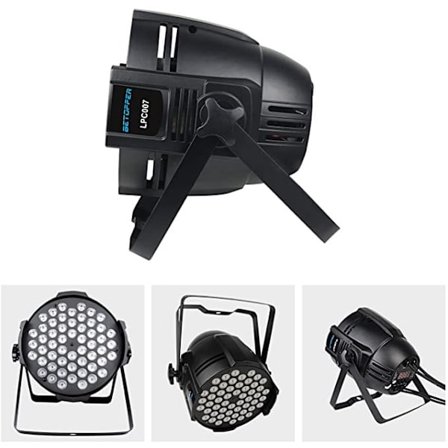 DJ-lys LED DMX Par-strenglys partyspot-projektor 54*3W Whi