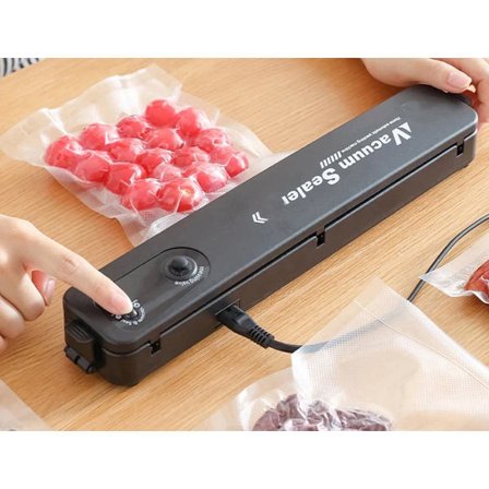 Vakuumforsegler - Forseglingsenhed - Inkluderer 10 genlukkelige poser
