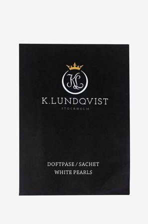K. Lundqvist Stockholm - Tuoksupussi White Pearls - Musta - Tuoksukynttilä & tuoksutikut - - Homeroom