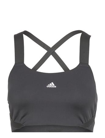 Tlrd Impact Training High-Support Strappy Bra W Lingerie Bras & Tops Sports Bras - ALL Grå Adidas Performance