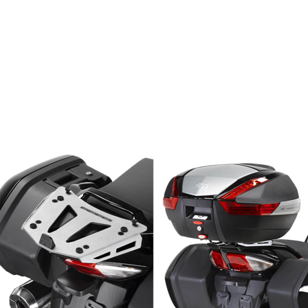 Support Top Case Givi SRA Monokey Aluminium - Yamaha FJR 1300 2006-2020