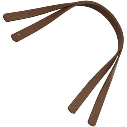 2 stk. PU-skinn Håndveskehåndtak med Nitter Tote Veske Erstatningsrem Veskelagingstilbehør Skulderrem