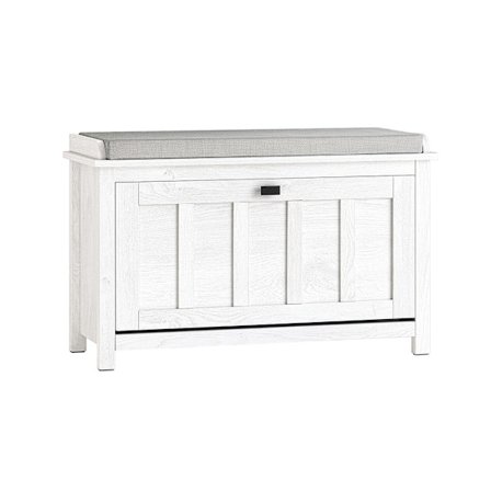 SoBuy hvid skohylde med 1 dør 30x30x50.01cm, klassisk FSR161-W