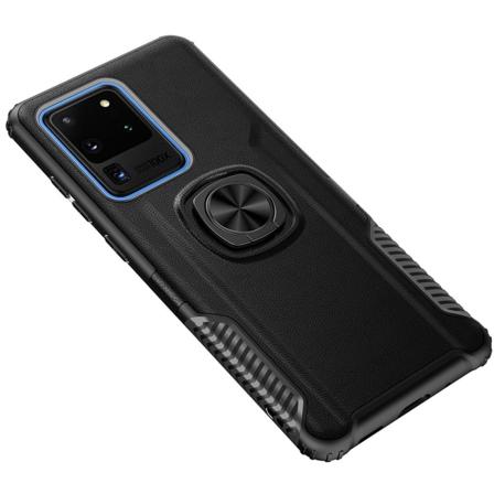 Skal med Ringh llare - Samsung Galaxy S20 Ultra Svart