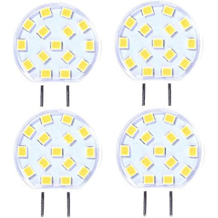 Dæmpbar G8 LED Pære 2.5W 3000k Blød Varm Hvid Puck Lys Keramik x4