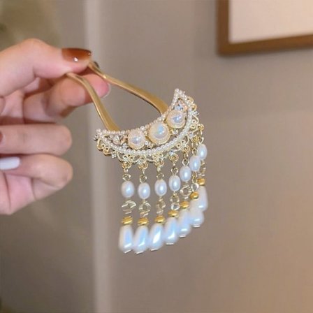 Pearl Hairpin Pearl Pendant Hairclip STYLE 10 STYLE 10