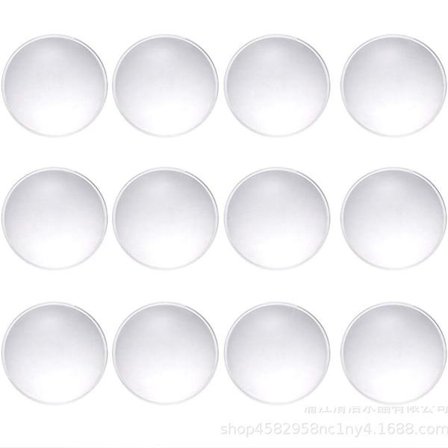 20 stk Plast PMMA Linse Optisk 3D-linse Bikoveks Linse[qb]