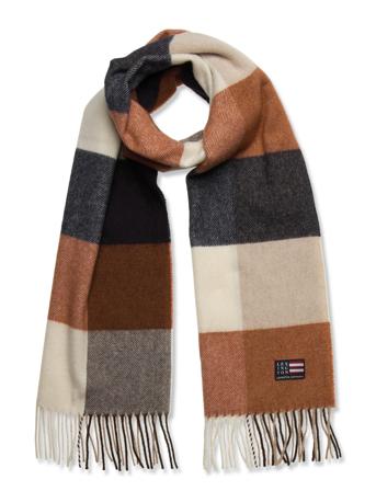 Massachusetts Recycled Wool Blend Scarf Accessories Scarves Winter Scarves Multi/mönstrad Lexington Clothing