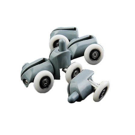 8 stk dusjdørhjul skyvedør løpere ruller hjul remskiver erstatning