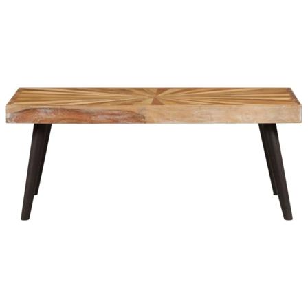 Vidaxl Soffbord Massivt Mangoträ 90x55x36 Cm Brun