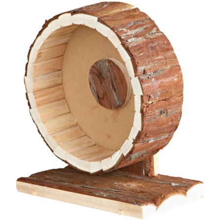 Trixie - Naturlig Living-øvelseshjul i tre, brun 20 cm - Smådyr - Leketøy og aktivering - Hamsterballer og hamsterhjul - ZOO.no