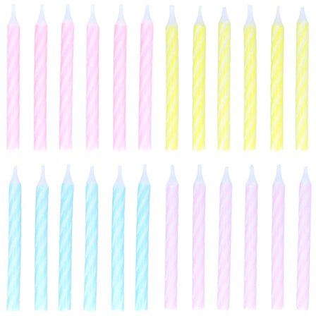 Kagelys Spiral Pastel