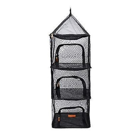 Camping Tørkenett 4-lags Hengende Folding Organizer