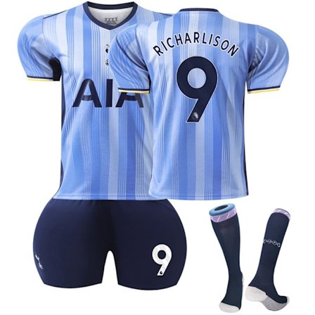 2024-2025 Tottenham Hotspur Bortedrakt Barn Voksen Fotballdrakt Nr. 9 RICHARLISON
