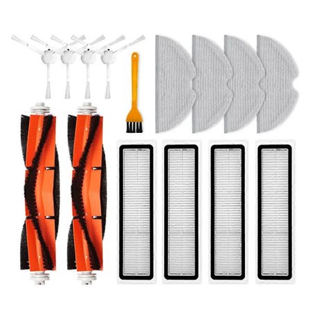 För D9 Bot L10 Pro Trouver Robot LDS Dammsugare Finder Reservdelar Tillbehör Huvudsidoborste Mopp Hepa Filter